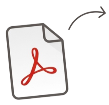 Drop document upload illustration